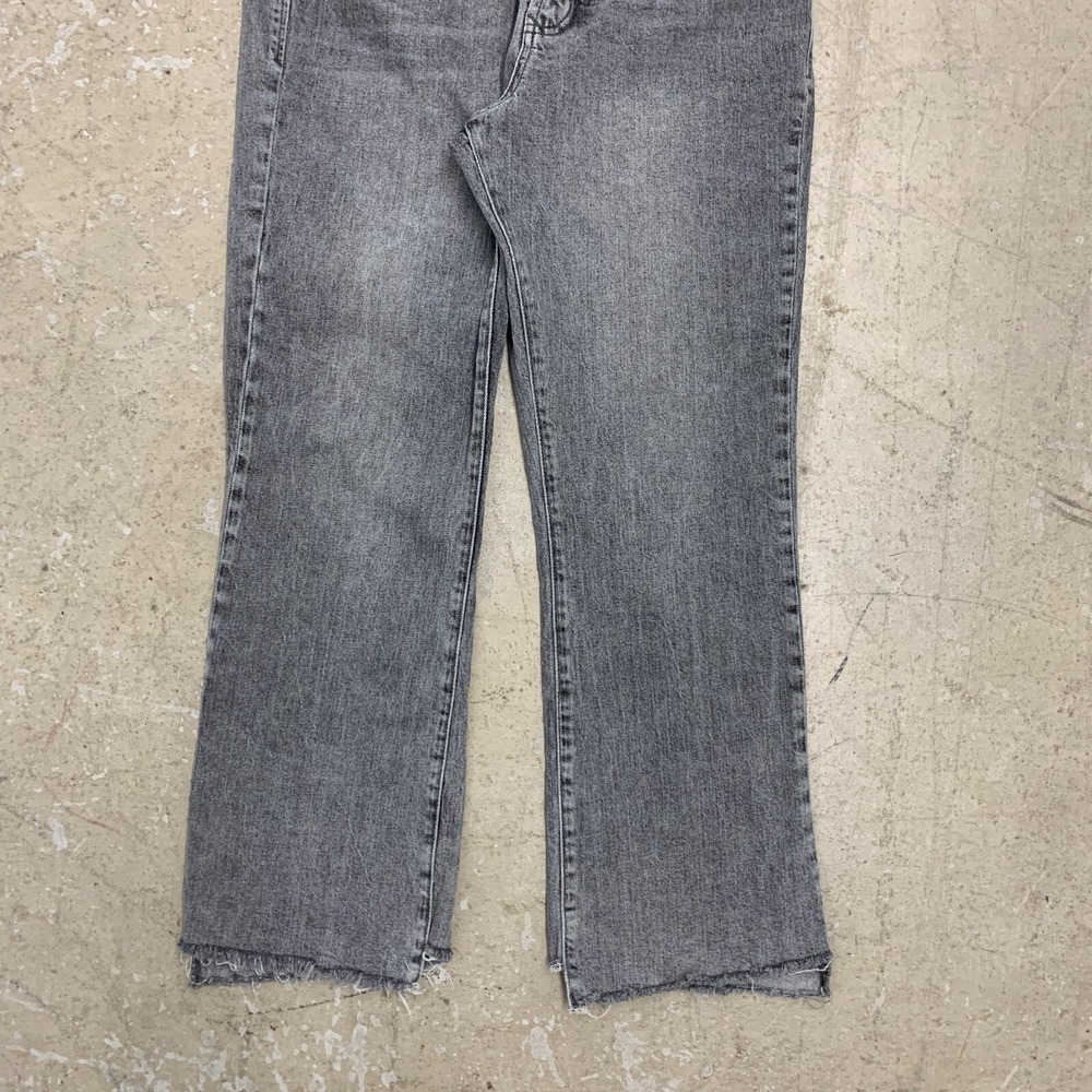 Dear John Jeans Women 30 Gray Pants Jodi  Hi Rise Crop Straight Denim Fits 30x26 - Picture 6 of 13